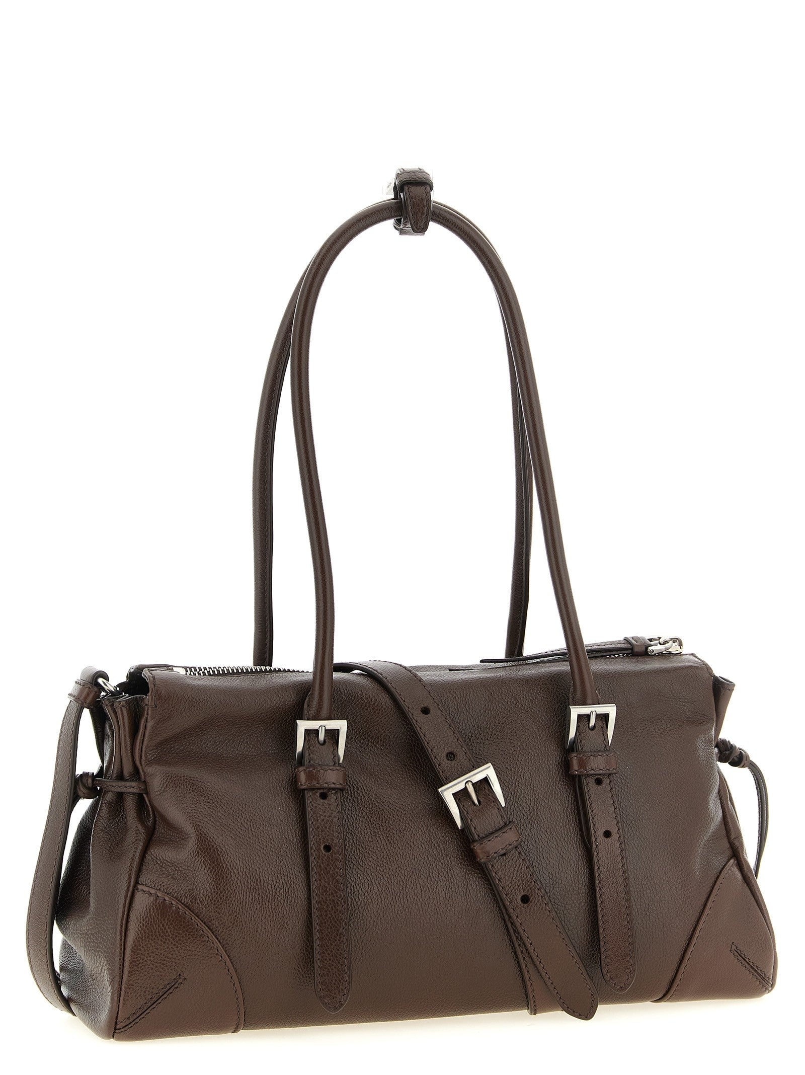 PRADA Medium Karin Shopping Bag Brown