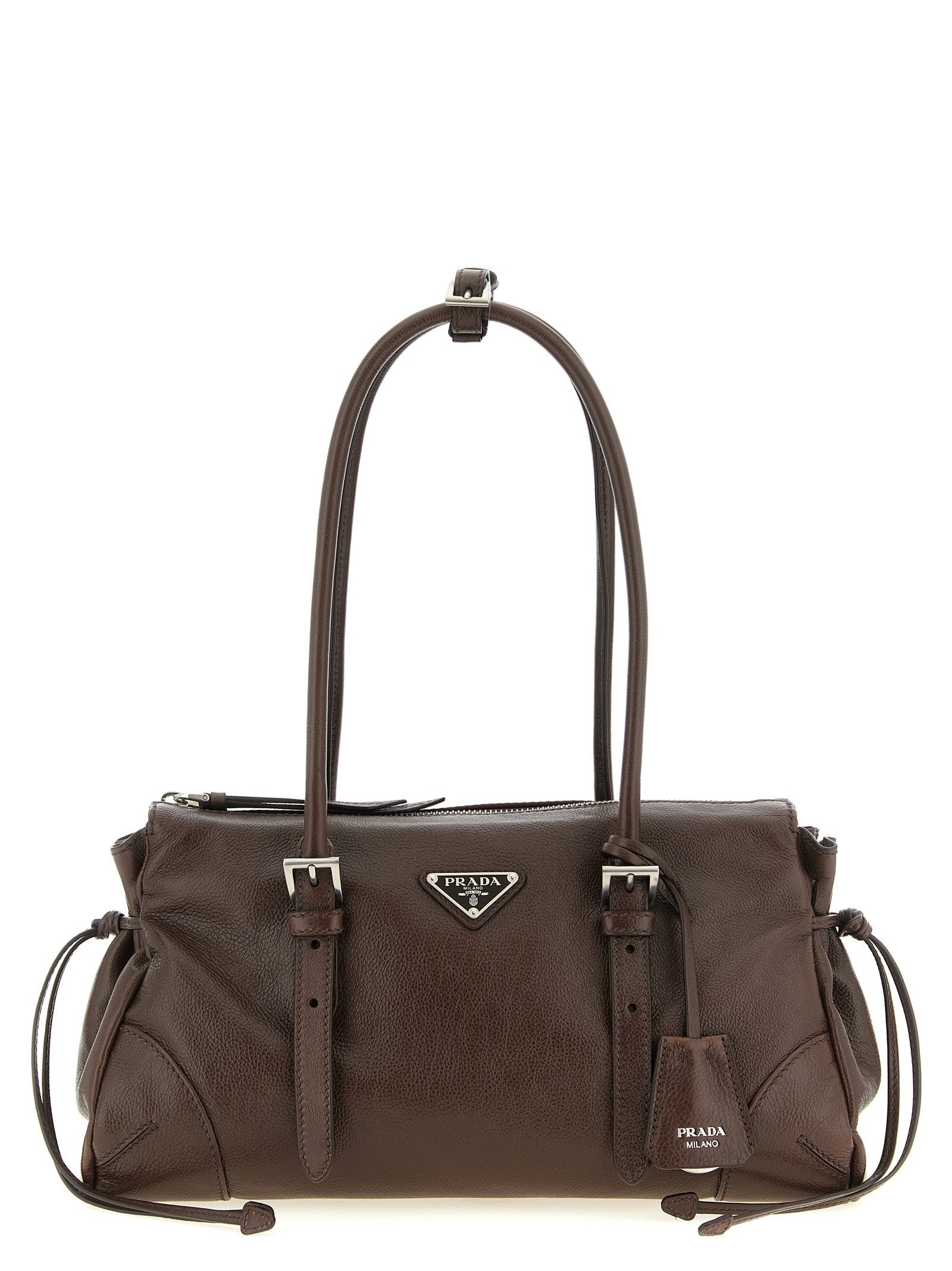 PRADA Medium Karin Shopping Bag Brown