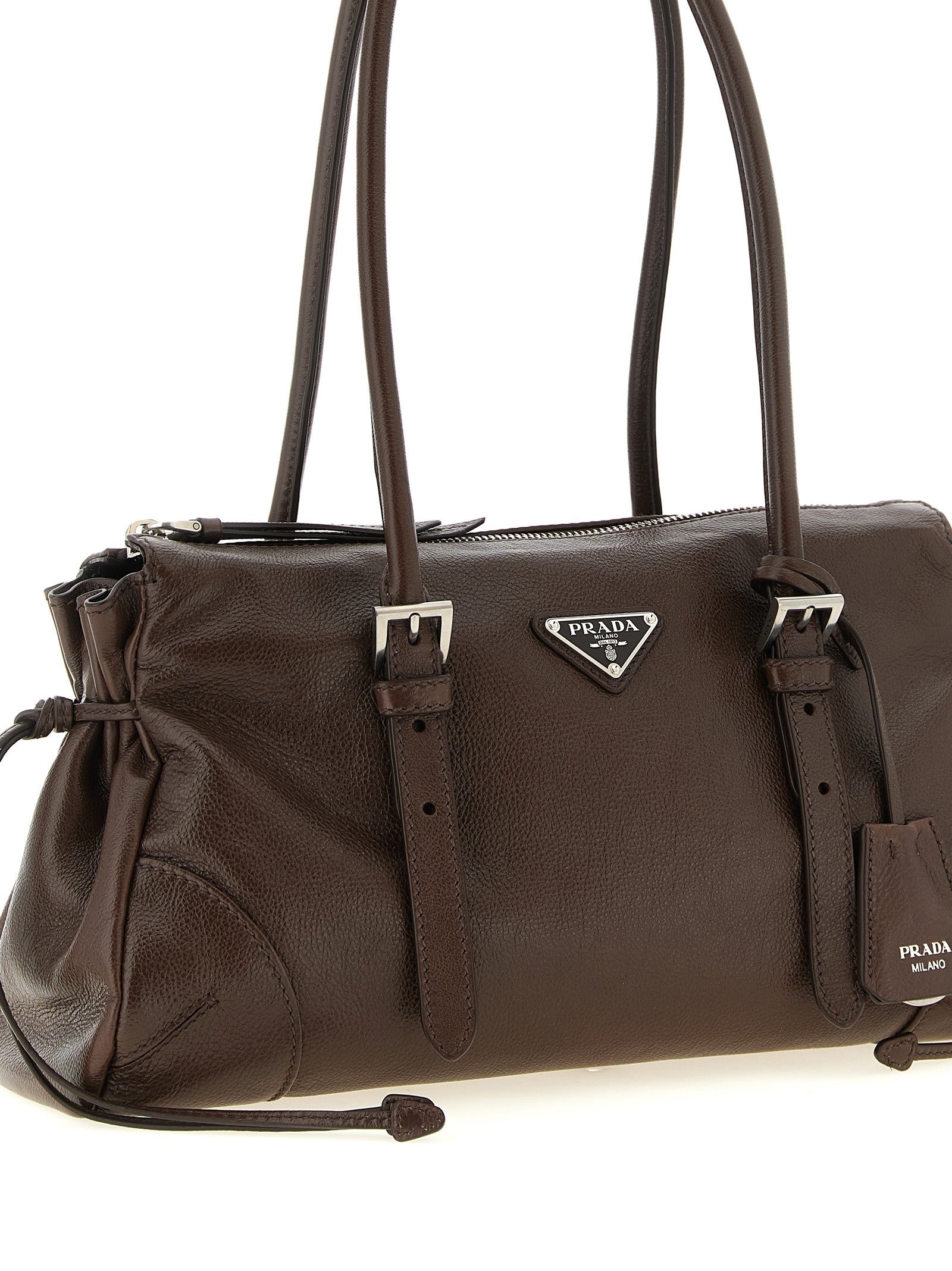 PRADA Medium Karin Shopping Bag Brown