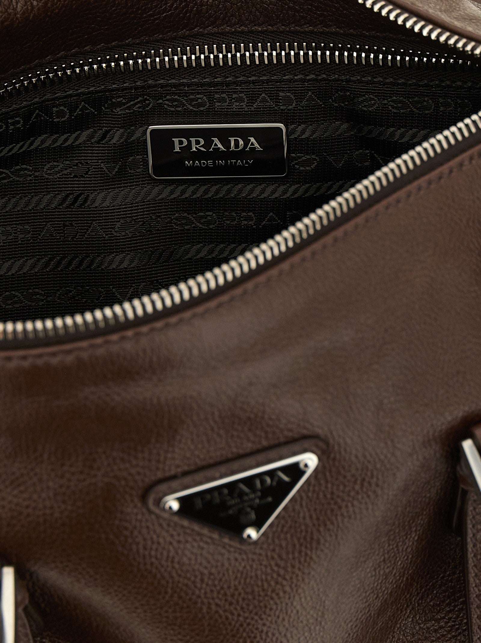PRADA Medium Karin Shopping Bag Brown