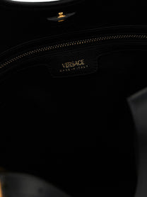 Versace Medium La Medusa Shopping Bag Black