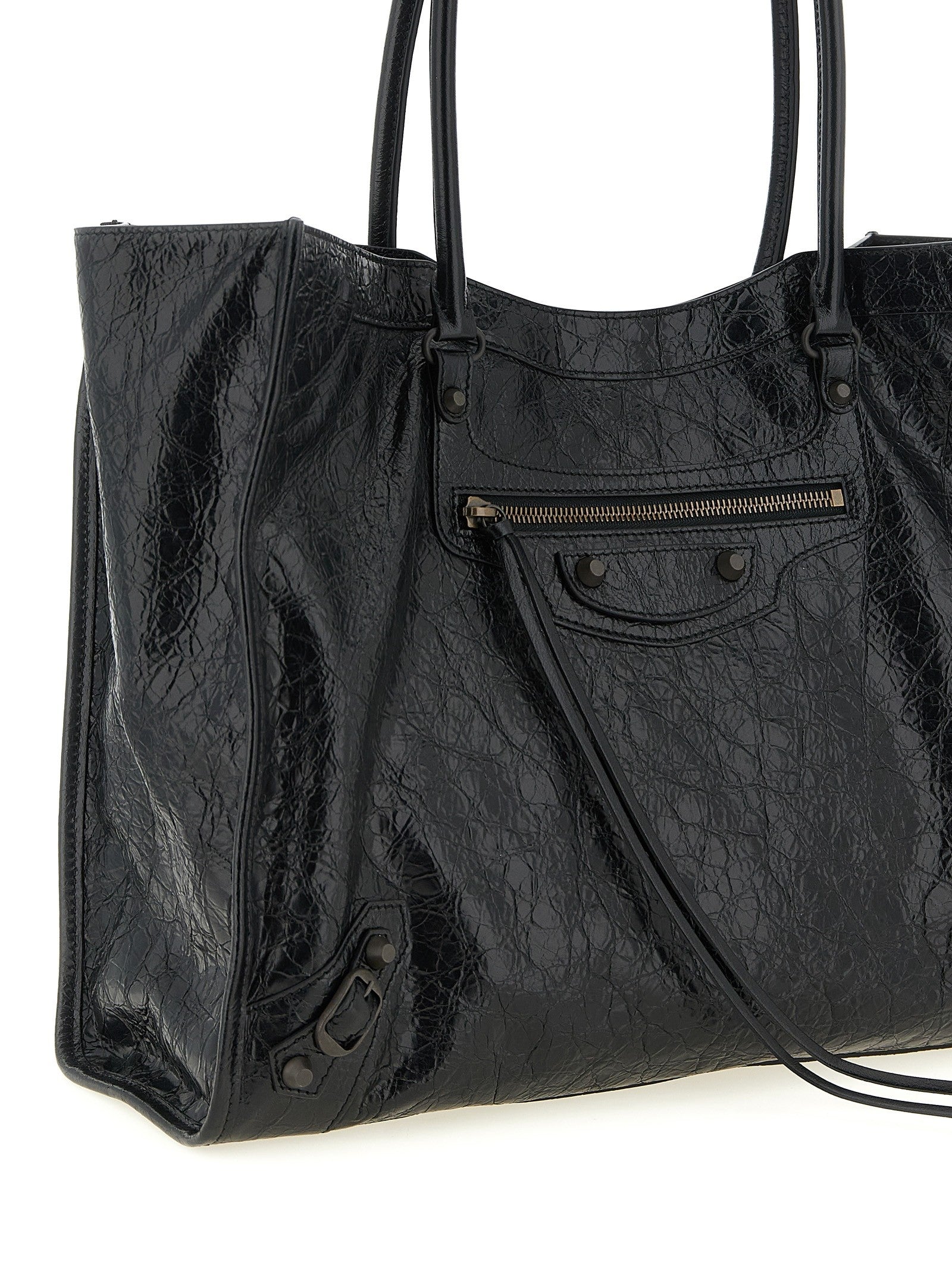Balenciaga Medium Le City Shopping Bag Black