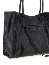 Balenciaga Medium Le City Shopping Bag Black