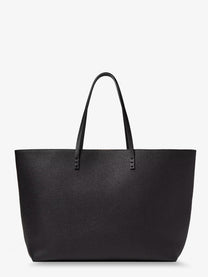 Fendi Women's Medium Leather Roll Shopping Bag Black