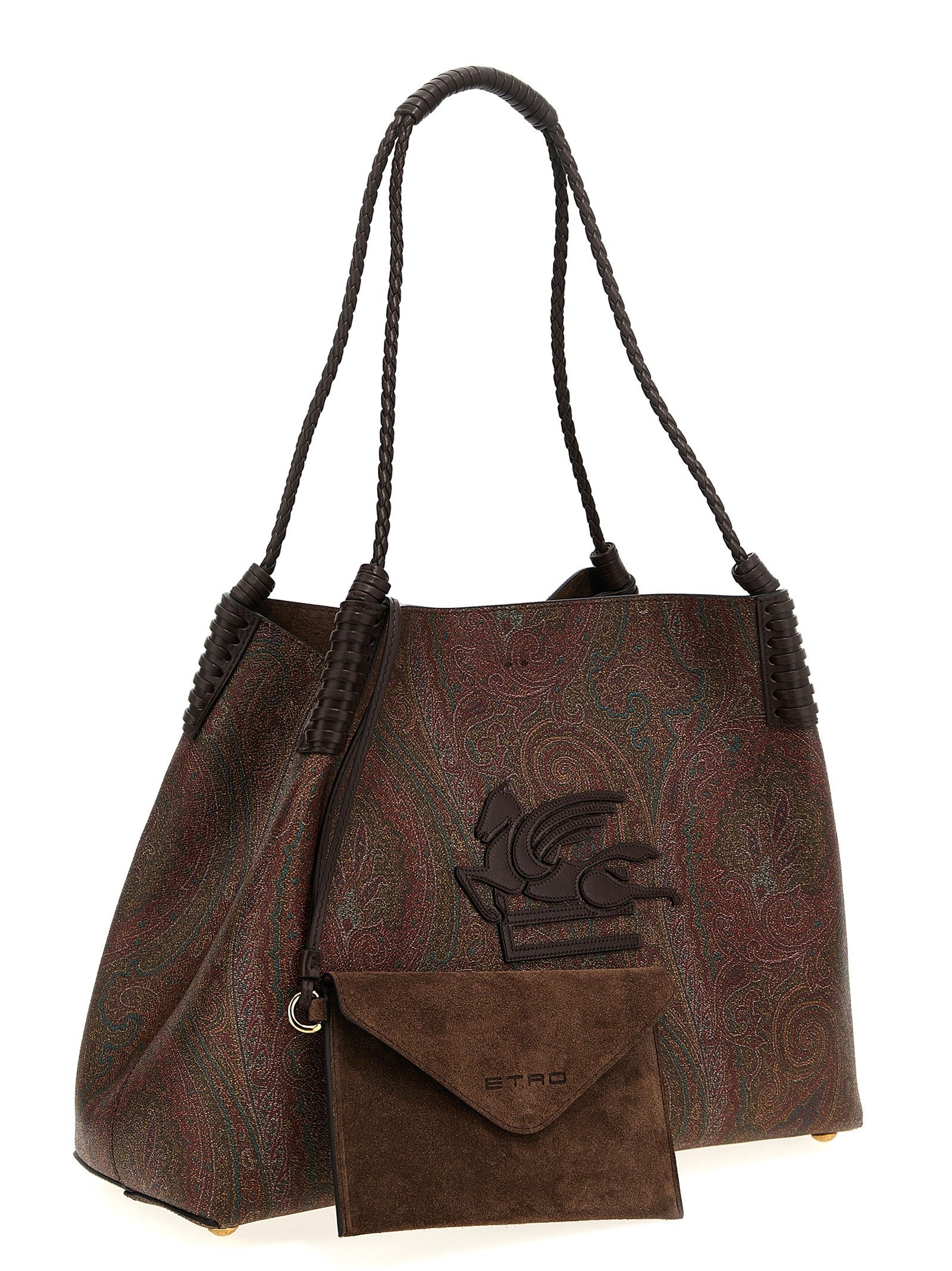 ETRO Medium Libra Shopping Bag Brown