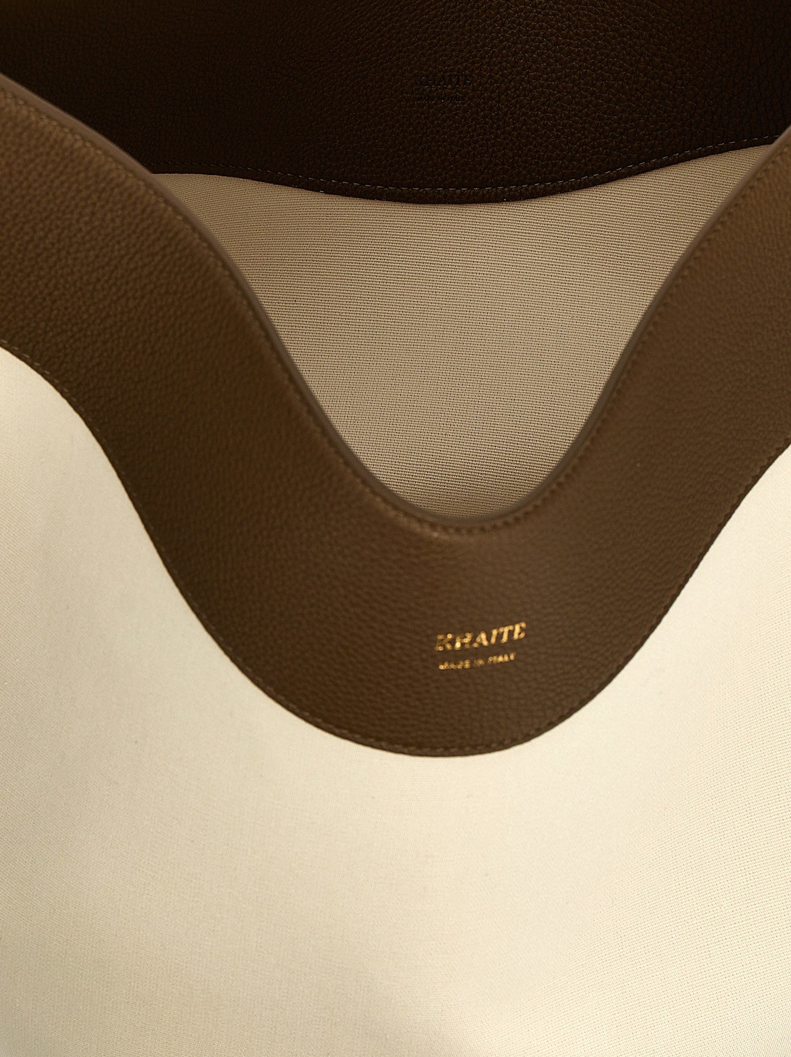 Khaite Medium Lotus Tote Shopping Bag Gold