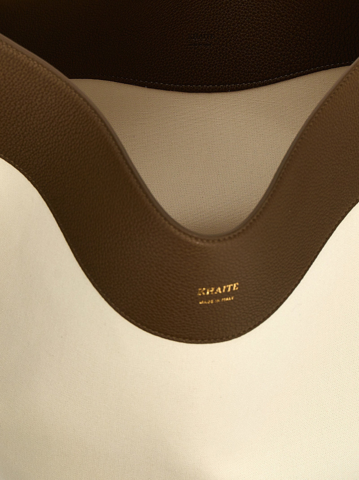 Khaite Medium Lotus Tote Shopping Bag Gold, view 4