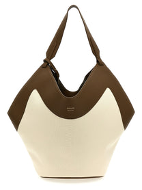 Khaite Medium Lotus Tote Shopping Bag Gold