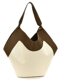 Khaite Medium Lotus Tote Shopping Bag Gold