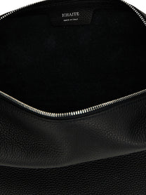 Khaite Medium Olivia Hobo Shoulder Bag Black