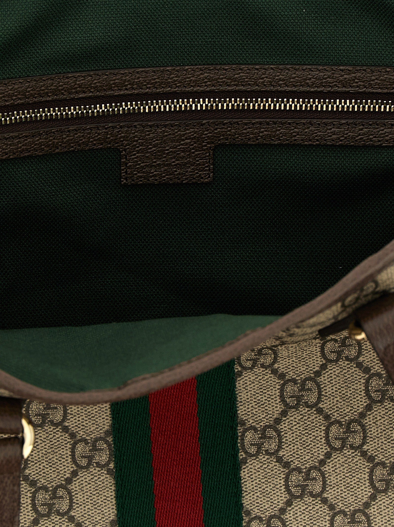 Gucci Medium Ophidia Shopping Bag Brown