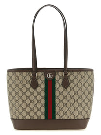 Gucci Medium Ophidia Shopping Bag Brown