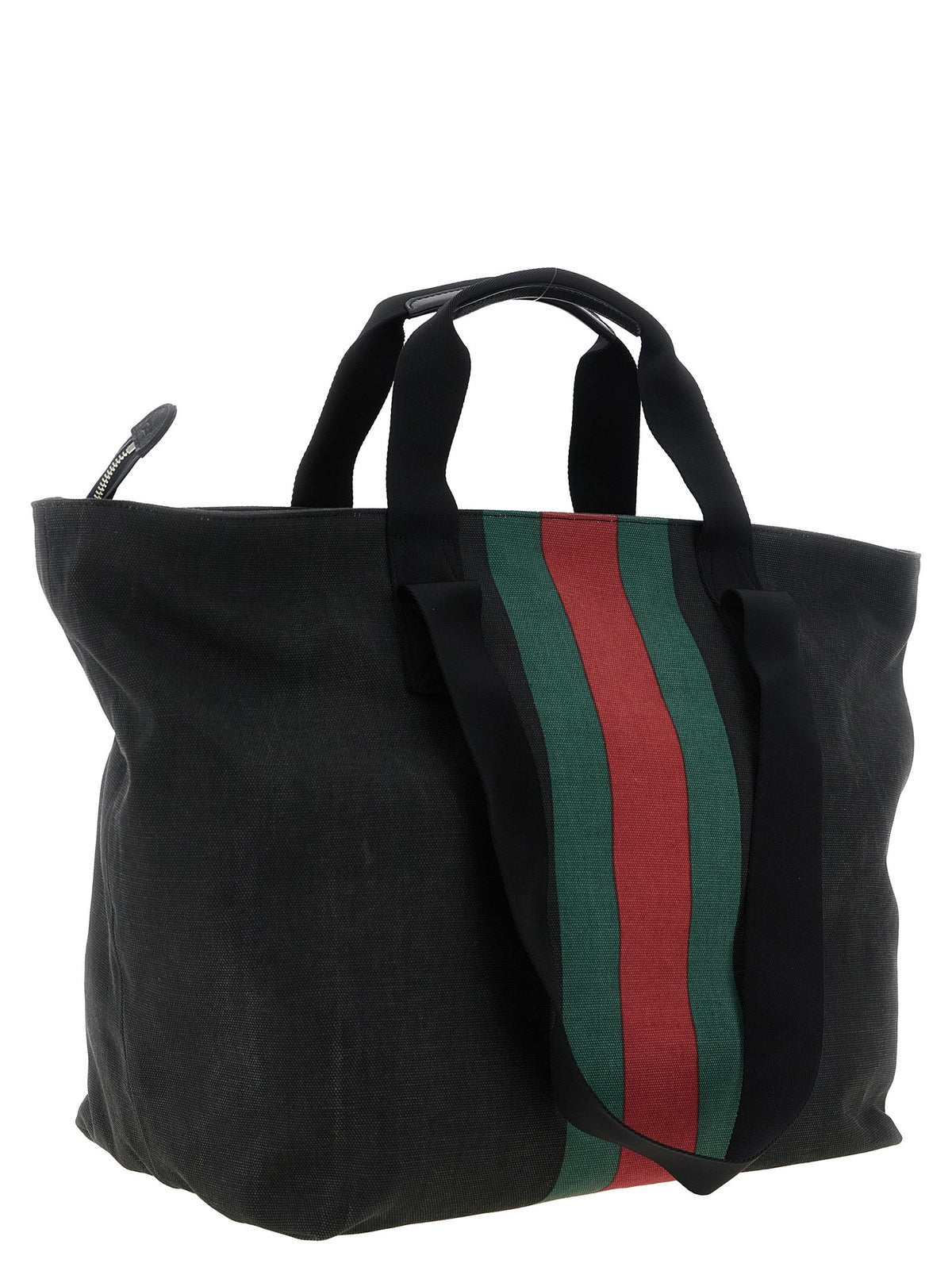 Gucci Medium Positano Shopping Bag Black, view 2