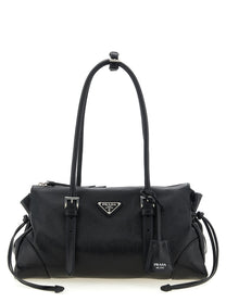 PRADA Medium Prada Bonnie Shopping Bag Black