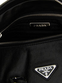 PRADA Medium Prada Bonnie Shopping Bag Black