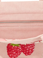 Ganni Medium Raspberry Shopping Bag Blue, view 4