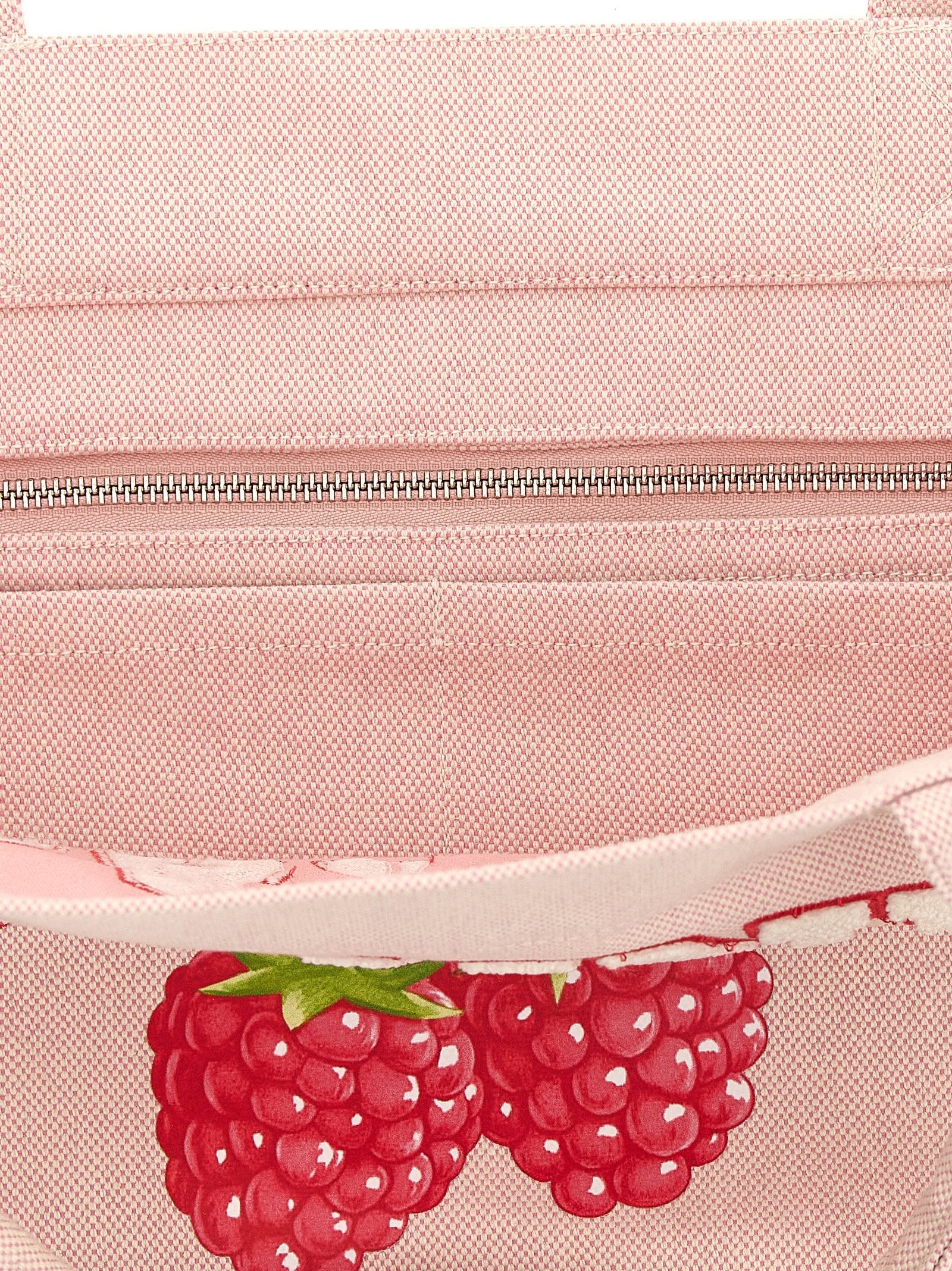 Ganni Medium Raspberry Shopping Bag Blue