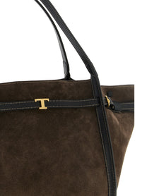 Tod's Medium Tim Shopping Bag Brown