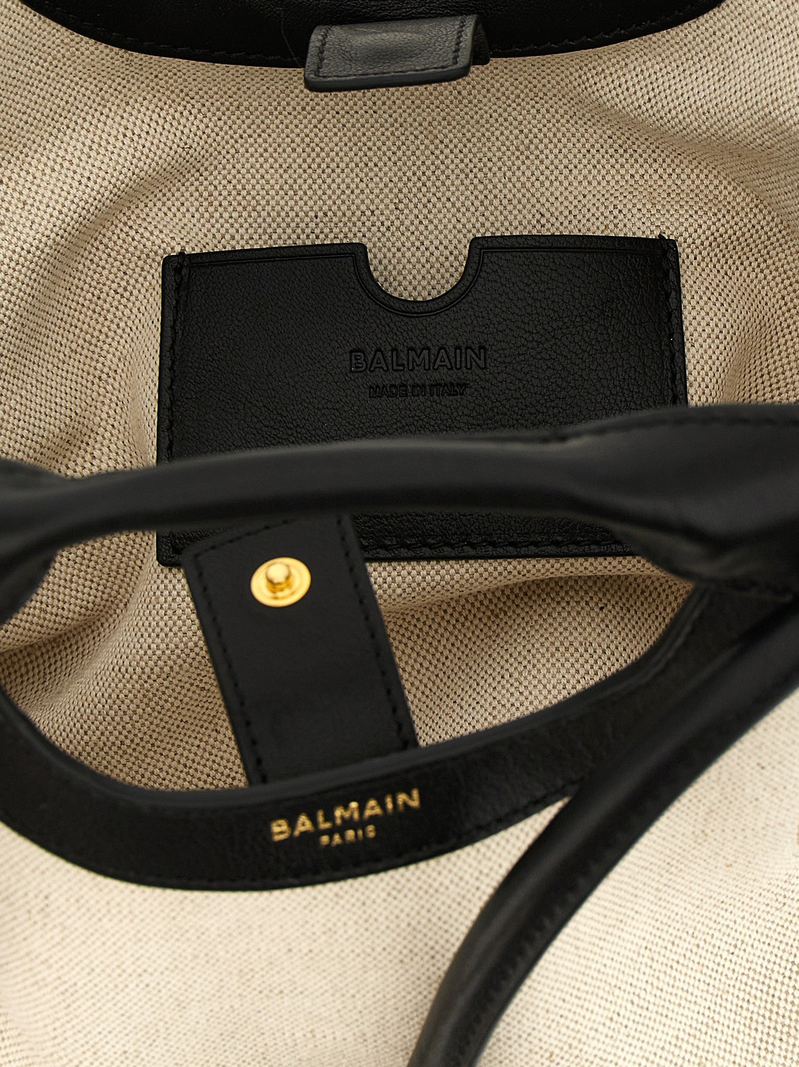 Balmain Medium Tote Shopping Bag White