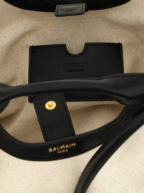 Balmain Medium Tote Shopping Bag White