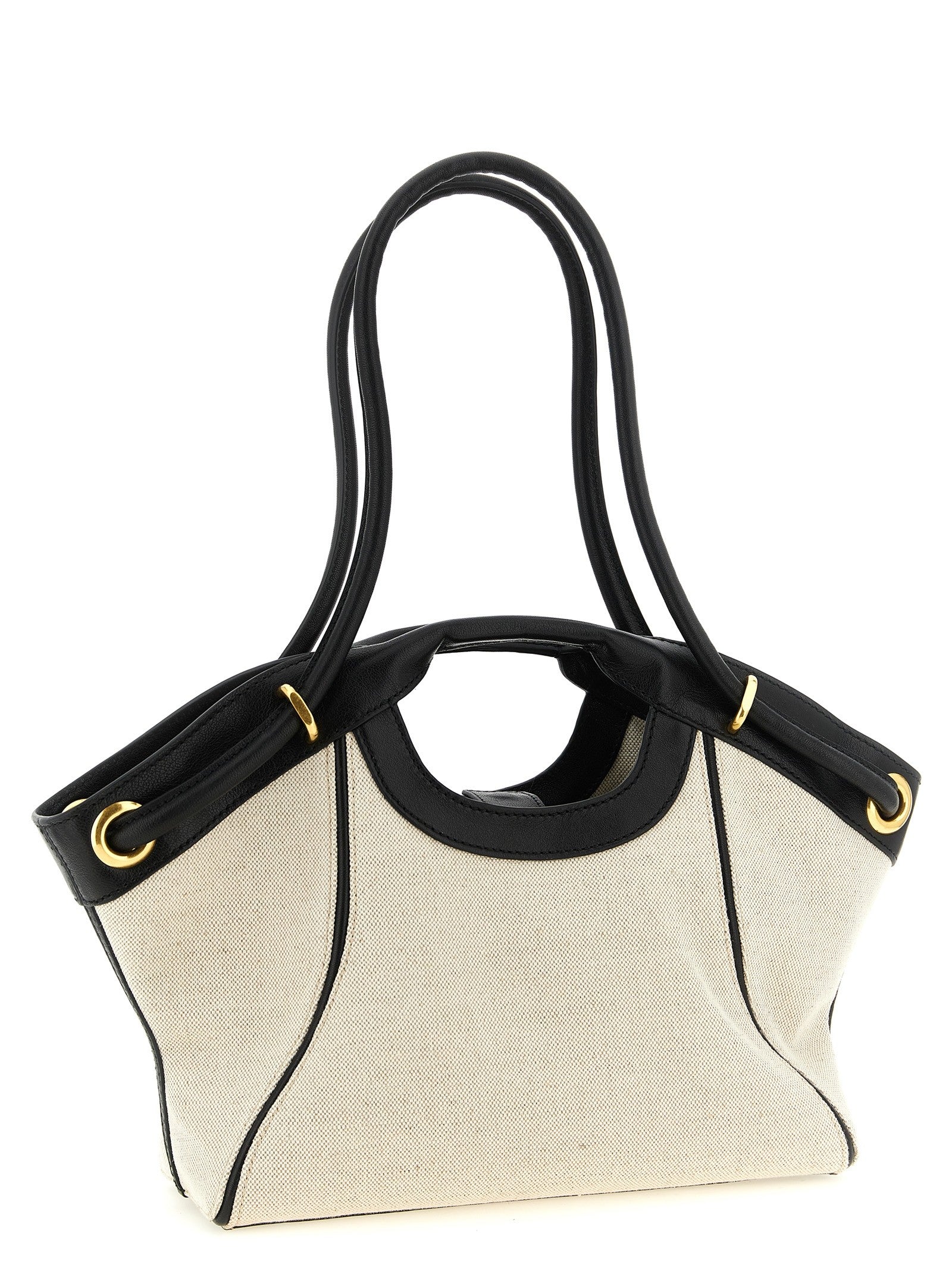 Balmain Medium Tote Shopping Bag White