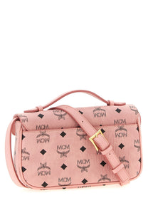 MCM Medium Tracy Crossbody Bag Blue