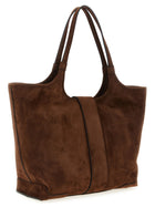 Roger Vivier Medium Viv Choc Shopping Bag Brown, view 2