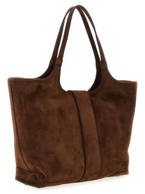 Roger Vivier Medium Viv Choc Shopping Bag Brown