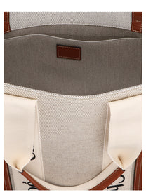 Chloé Medium Woody Shopping Bag Beige