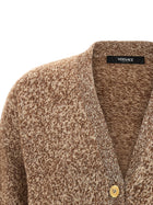Versace Medusa Button Cardigan Beige, view 3