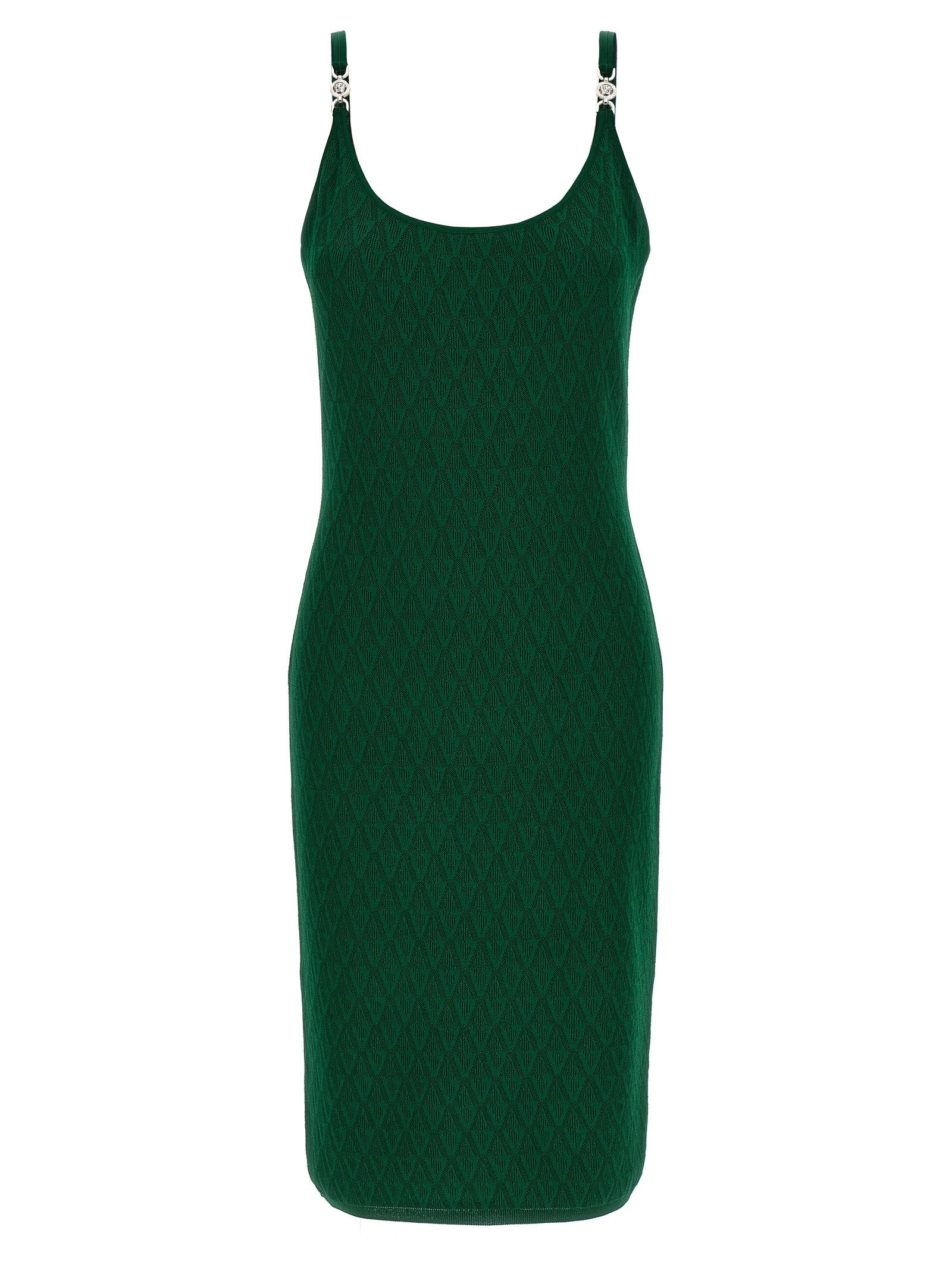 Versace Medusa Dress Green