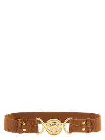 Versace Medusa Elastic Belt Brown