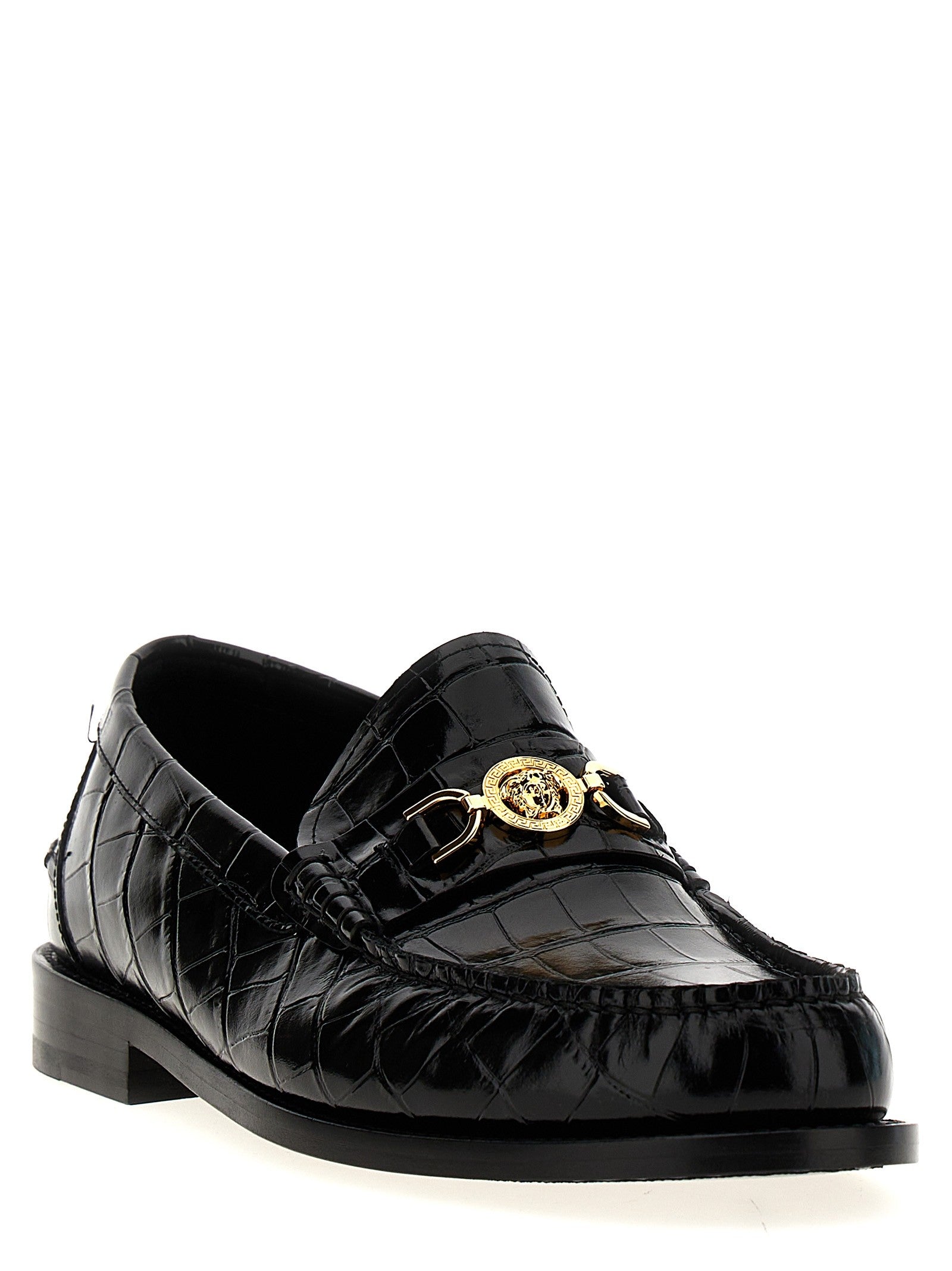 Versace Medusa Loafers Black