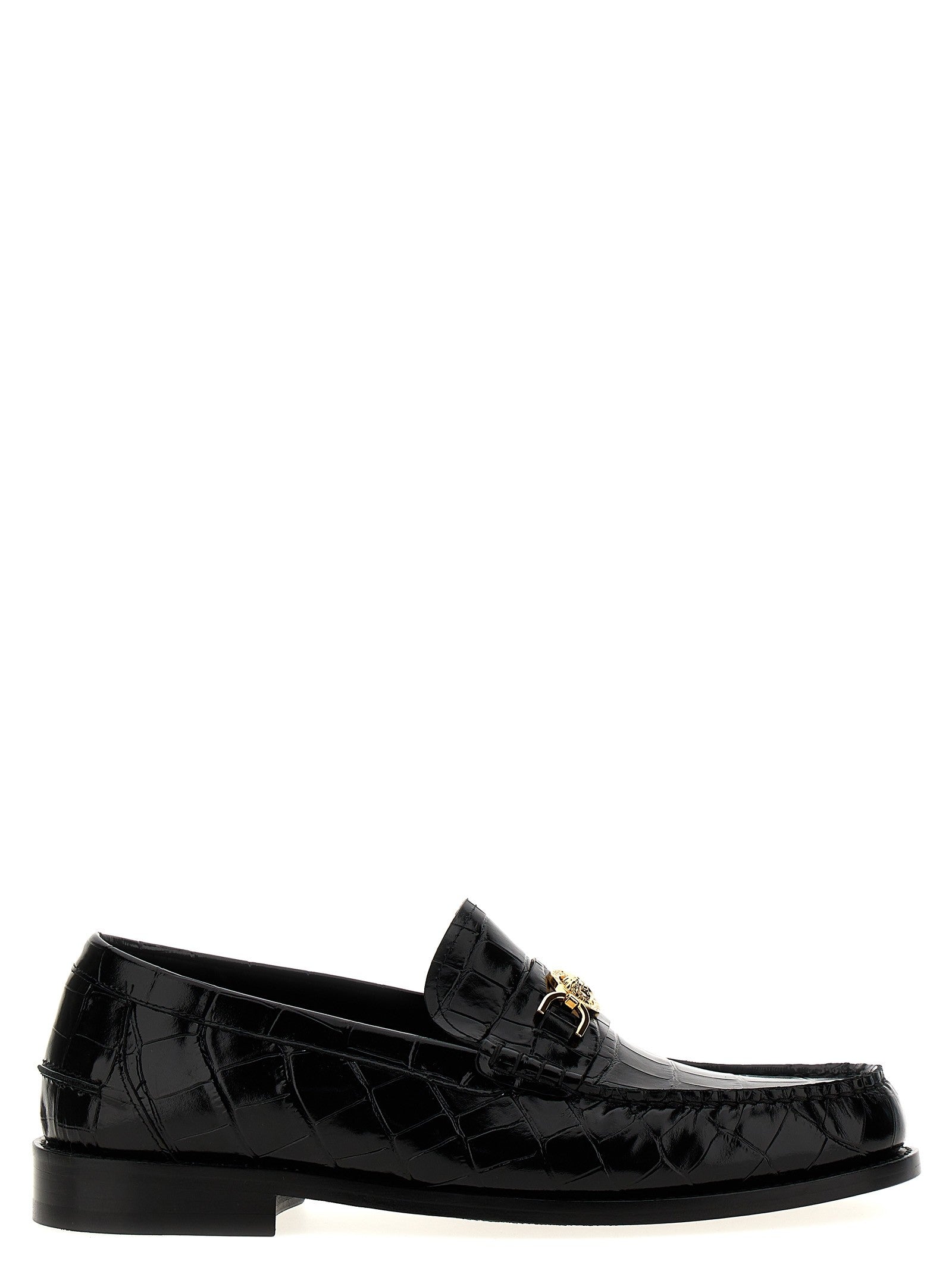 Versace Medusa Loafers Black