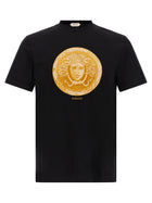 Versace Medusa Coin Print Shirt Black