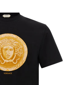 Versace Medusa Coin Print Shirt Black