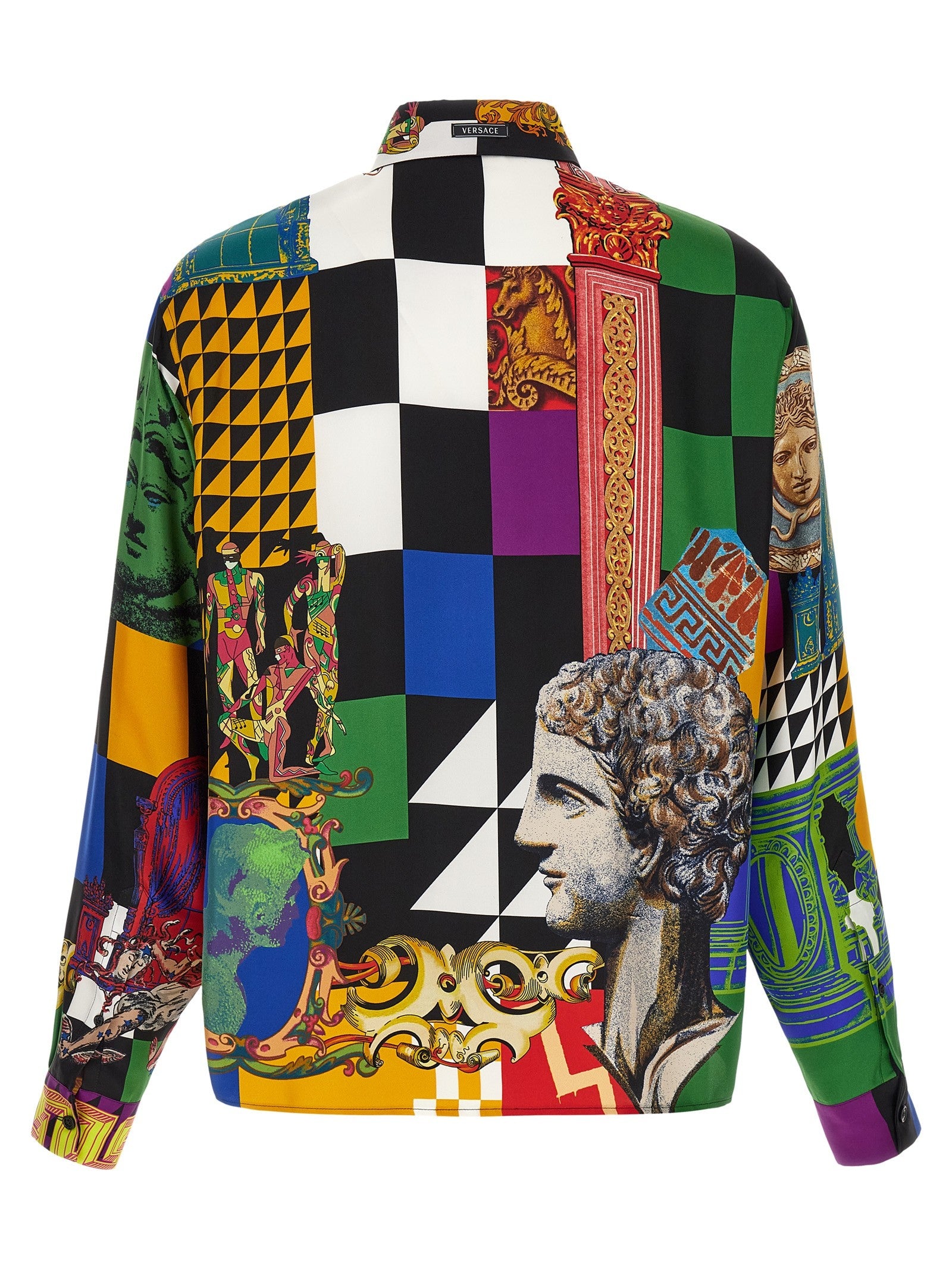 Versace Medusa Collage Shirt Gold