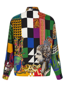 Versace Medusa Collage Shirt Gold
