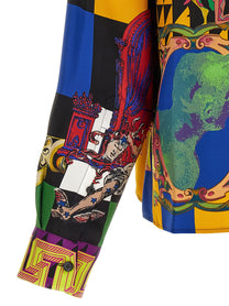 Versace Medusa Collage Shirt Gold