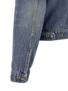 Versace Medusa Denim Jacket Blue, view 4