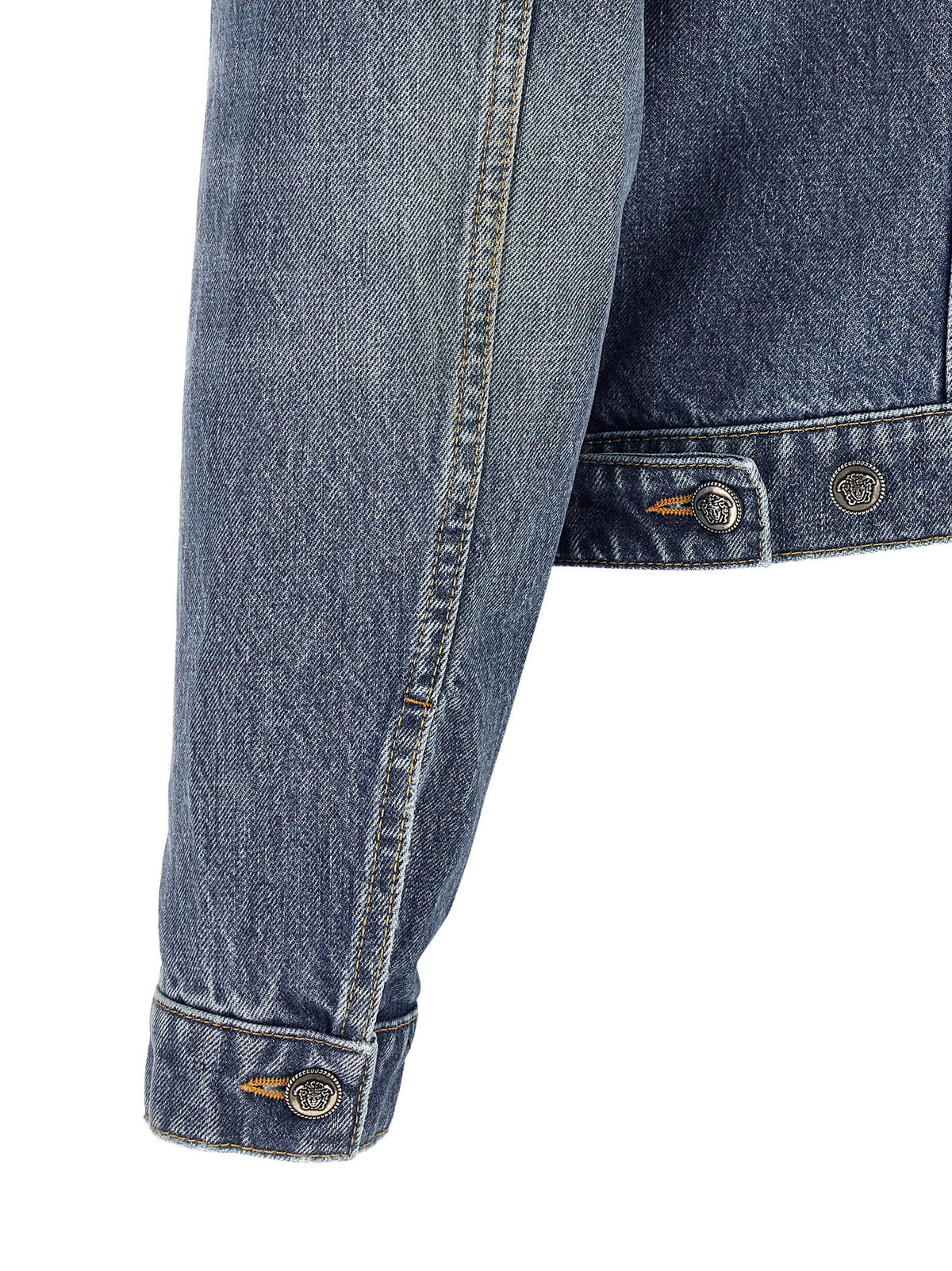 Versace Medusa Denim Jacket Blue, view 4