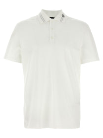 Versace Medusa Embroidery Polo Shirt White