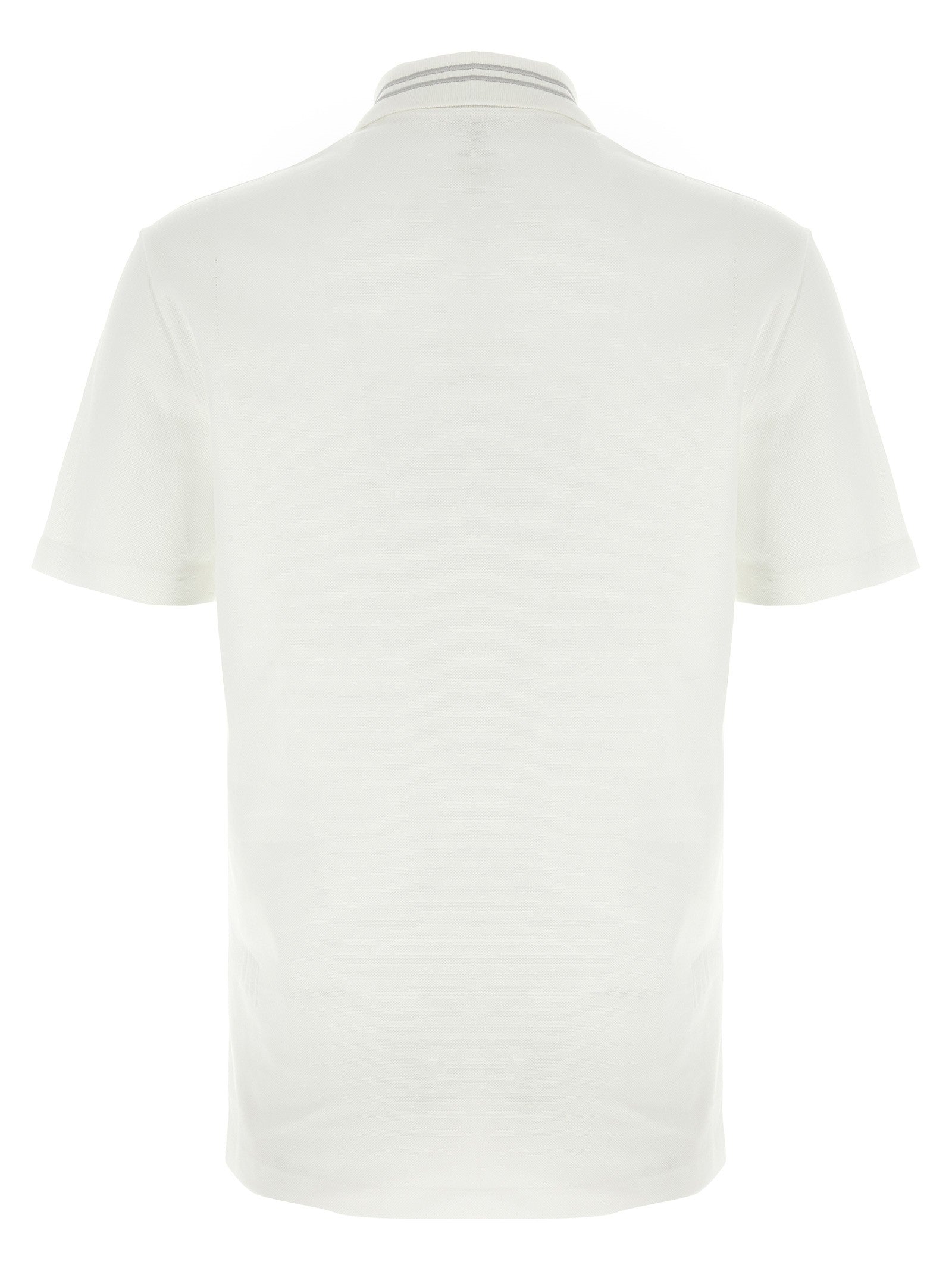 Versace Medusa Embroidery Polo Shirt White