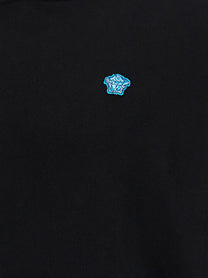 Versace Medusa Patch Hoodie Black