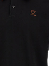 Versace Medusa Polo Shirt Black