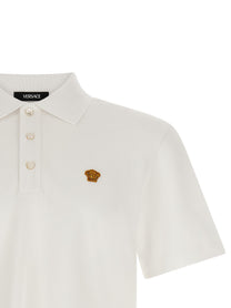 Versace Medusa Polo Shirt White