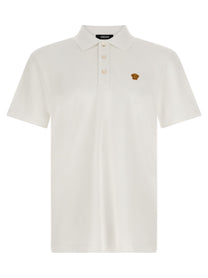 Versace Medusa Polo Shirt White