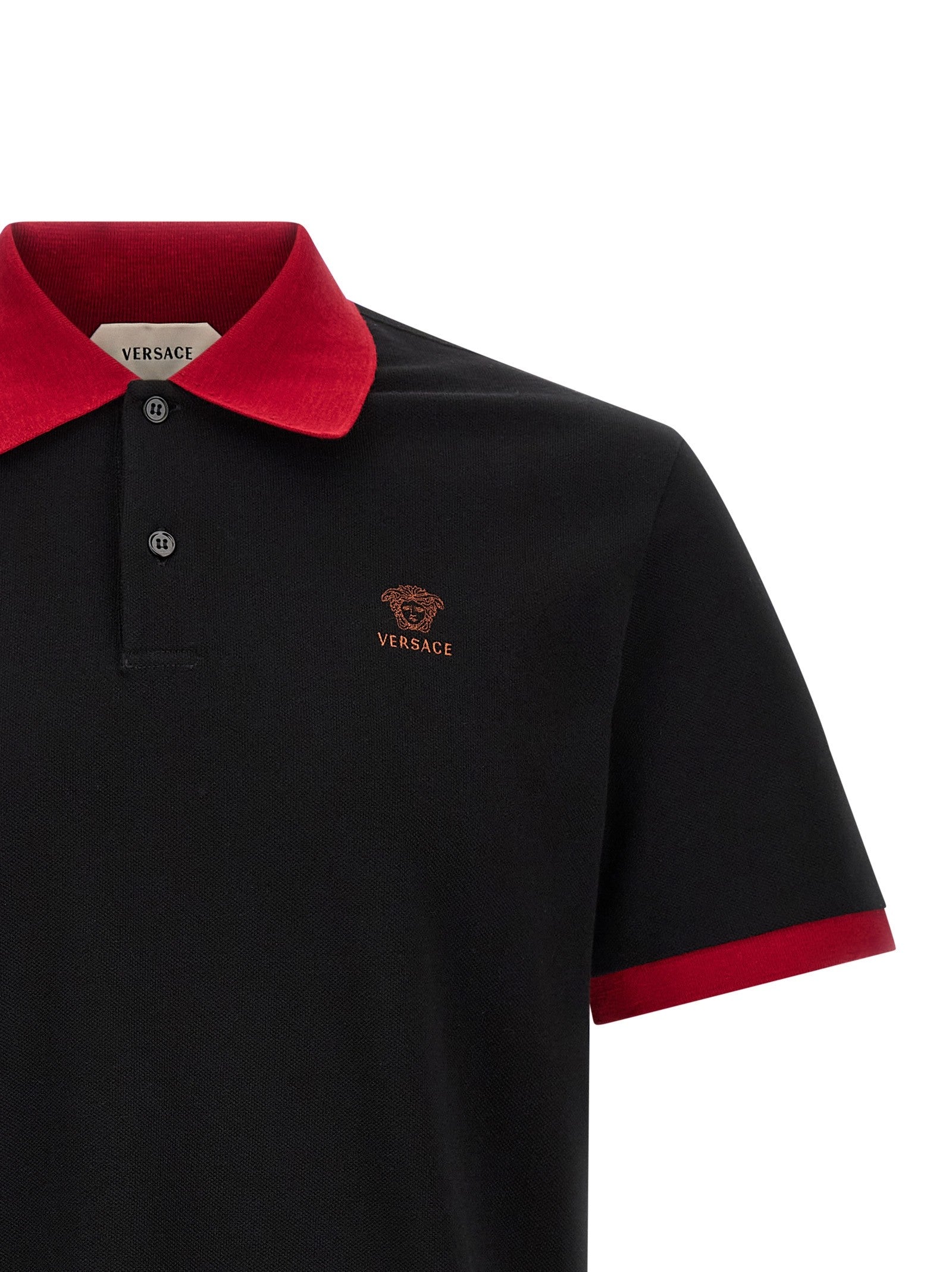 Versace Medusa Polo Shirt Black