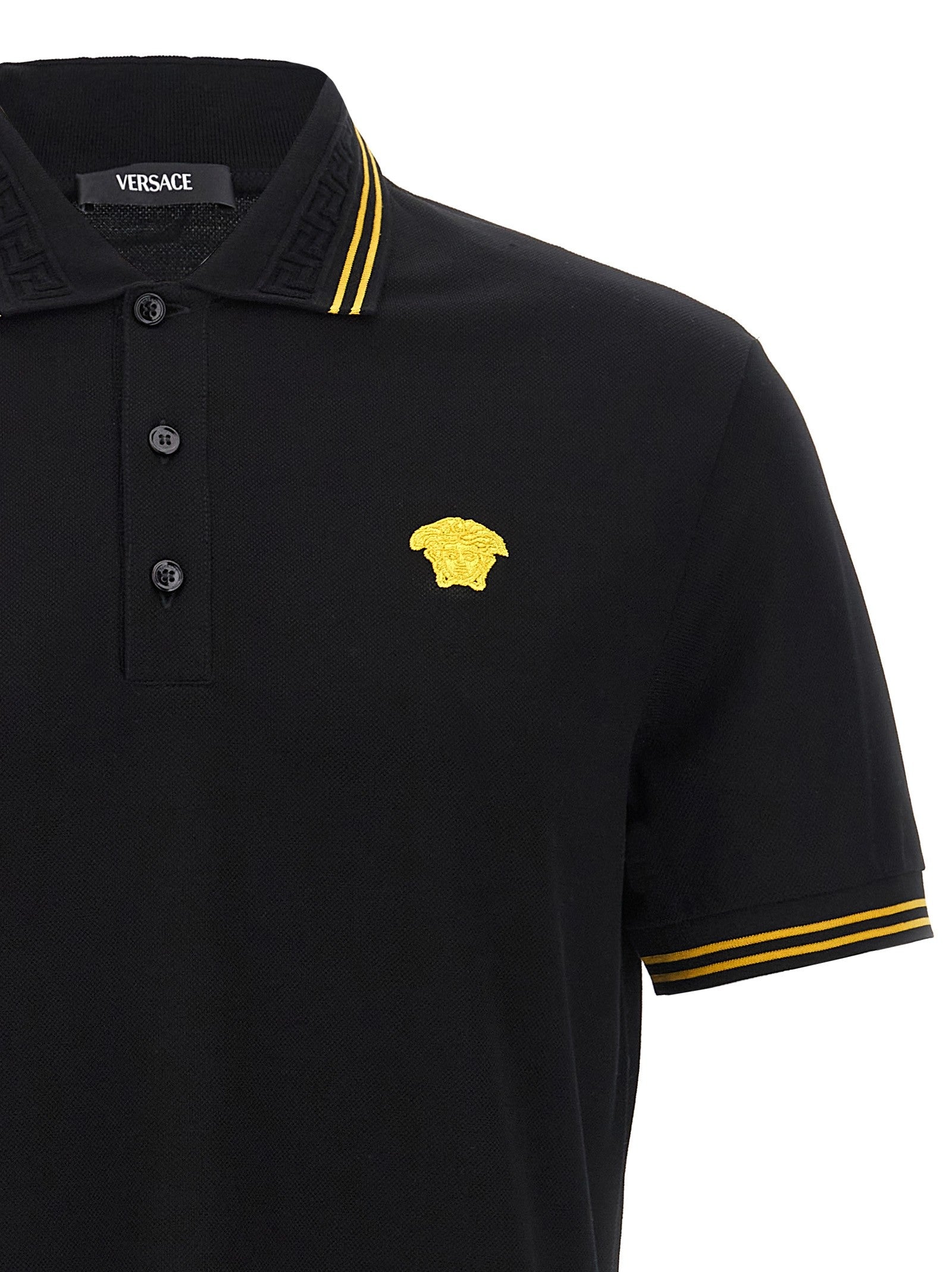 Versace Medusa Polo Shirt Black