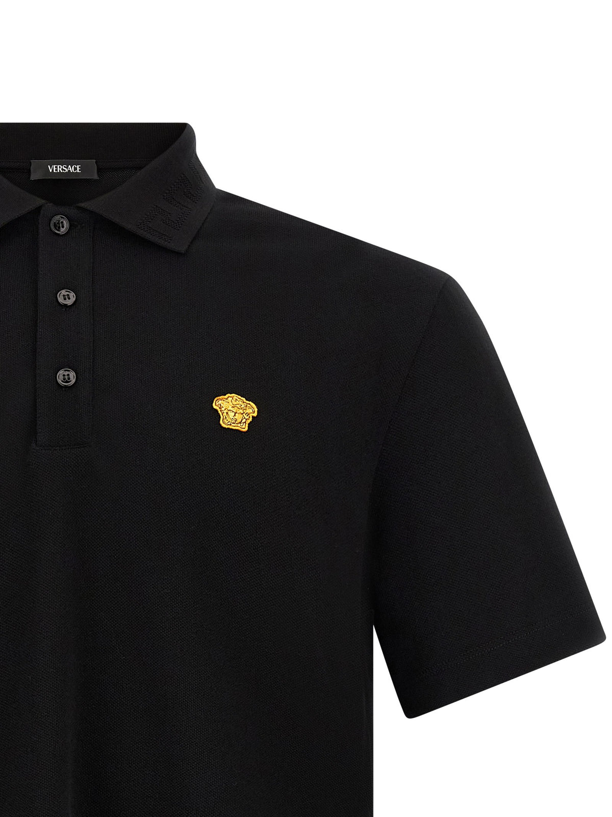 Versace Medusa Polo Shirt Black